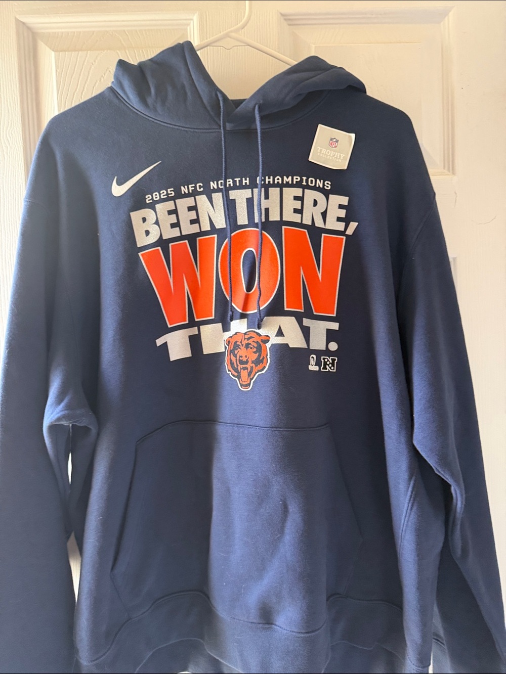 Nike Chicago Bears Navy "Been There, Won That" Hoodie